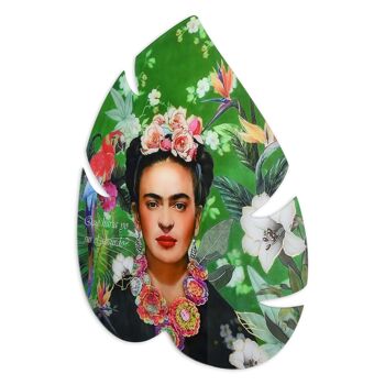 ADM - Impression sur plexiglas 'Hommage à Frida Khalo' - Couleur Vert - 70 x 80 x 0,4 cm 6