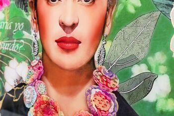 ADM - Impression sur plexiglas 'Hommage à Frida Khalo' - Couleur Vert - 70 x 80 x 0,4 cm 7