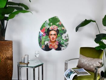 ADM - Impression sur plexiglas 'Hommage à Frida Khalo' - Couleur Vert - 70 x 80 x 0,4 cm 8