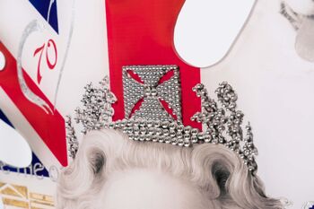 ADM - Impression sur plexiglas 'Elizabeth II Jubilee' - Multicolore - 80 x 80 x 0,5 cm 8