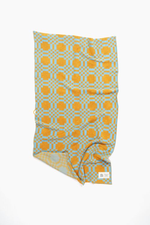 Weave Bath Towel | Caramel & Sky