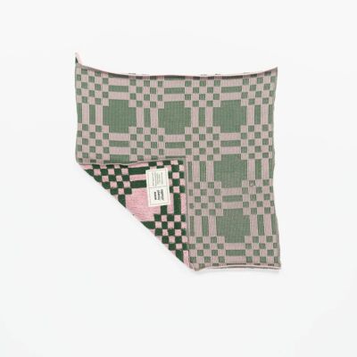 Weave Guest Towel | Pink & Green