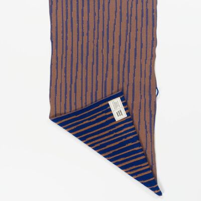 Asciugamano da palestra a righe | Azzurro & Castagna
