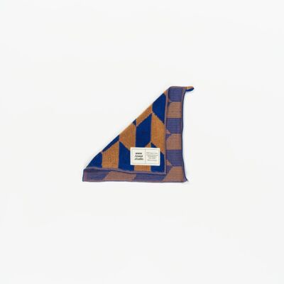 Arrow Tail Wash Cloth | Azure & Chestnut