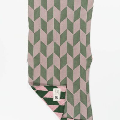 Asciugamano da palestra con coda di freccia | Rosa e verde