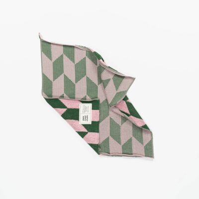Arrow Tail Guest Towel | Pink & Green