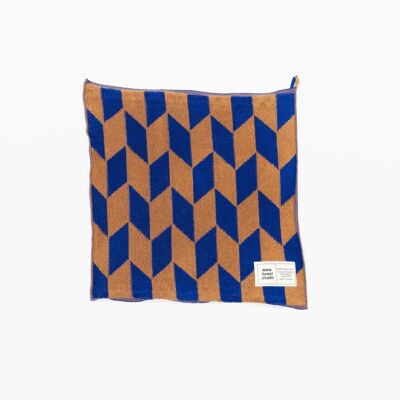 Asciugamano per ospiti con coda di freccia | Azzurro & Castagna