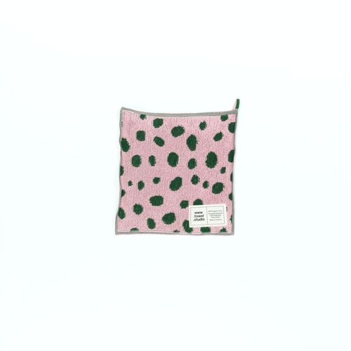 Pebbles Wash Cloth | Pink & Green