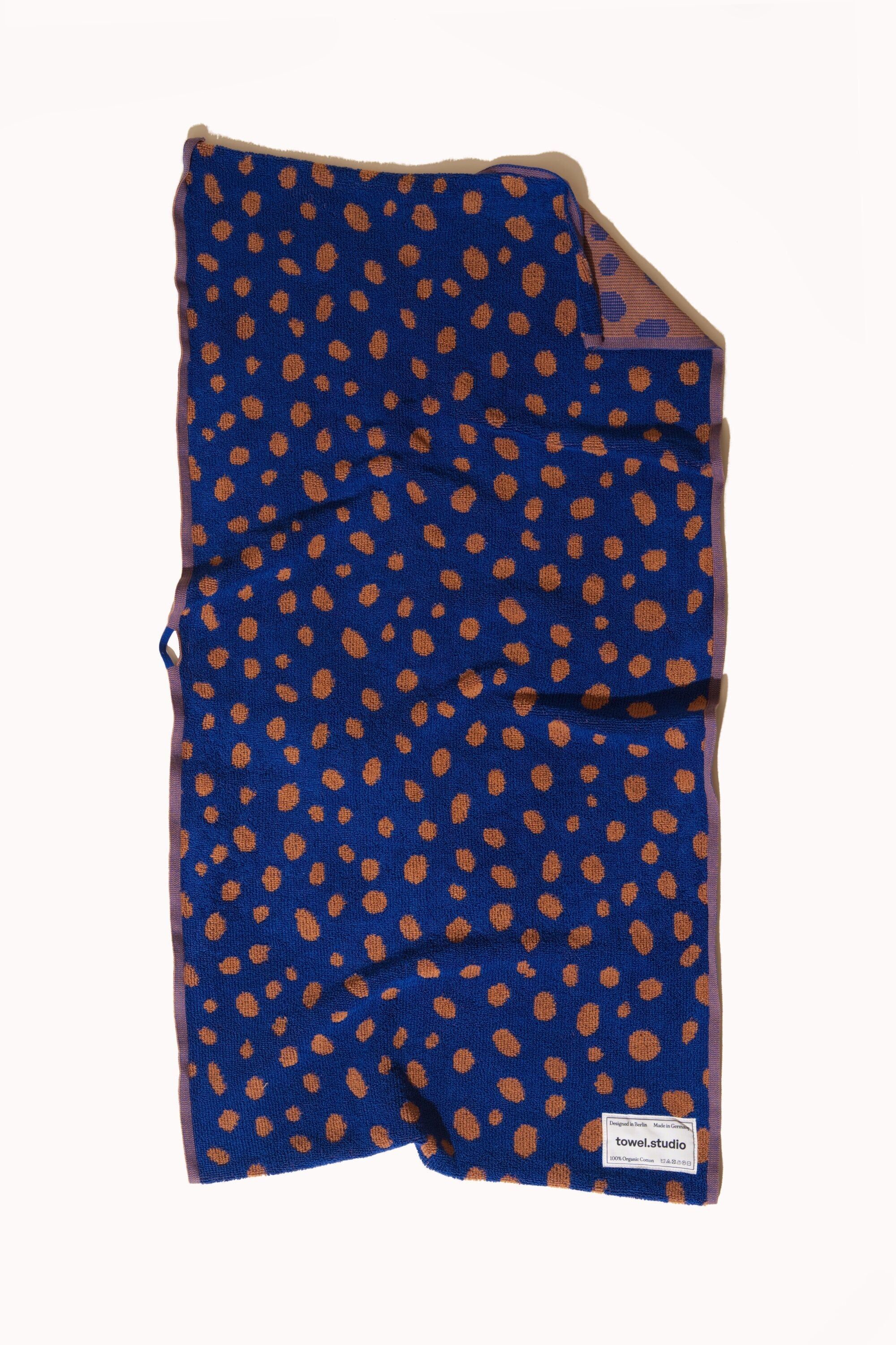 Asciugamano da palestra Pebbles | Azzurro & Castagna