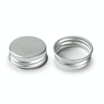 Tapón de aluminio, cuello 24/410 - Compatible con frascos de bureta