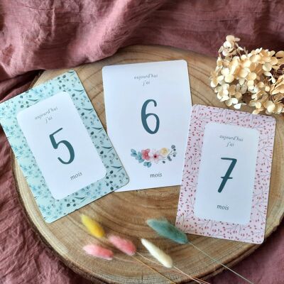 Floral step cards