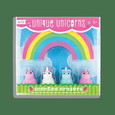 Unicorno unico - Gomme da cancellare profumate alla fragola