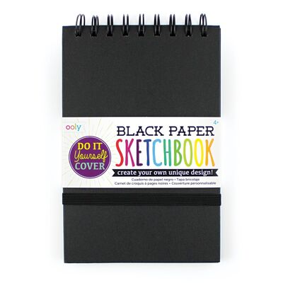 DIY Cover Sketchbook - Small Black Paper