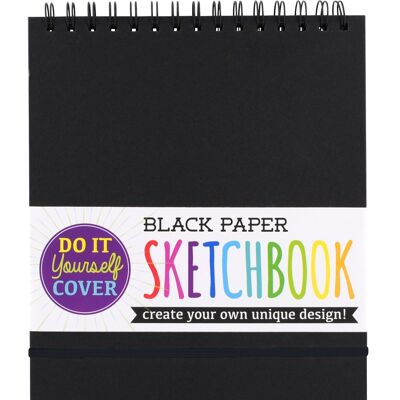 DIY Sketchbook - Large Black Paper
