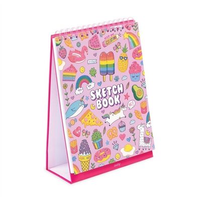 Cuaderno de bocetos de pie - Cute Doodle World