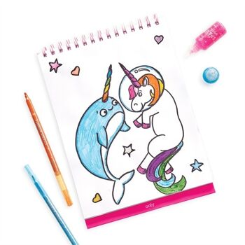 Carnet de croquis debout - Cute Doodle World 2