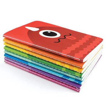 Carnets Pocket Pals - Pack de 8 monstres 2