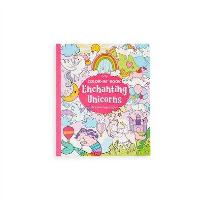 Color-in' Book - Enchanting Unicorns