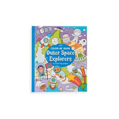 Color-in' Book - Outer Space Explorers