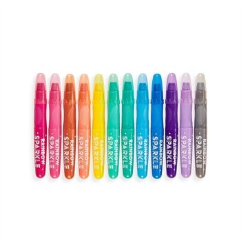 Crayons gel aquarelle RESTAD Rainbow Sparkle 2