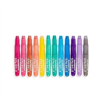 Crayons gel aquarelle RESTAD Rainbow Sparkle 3