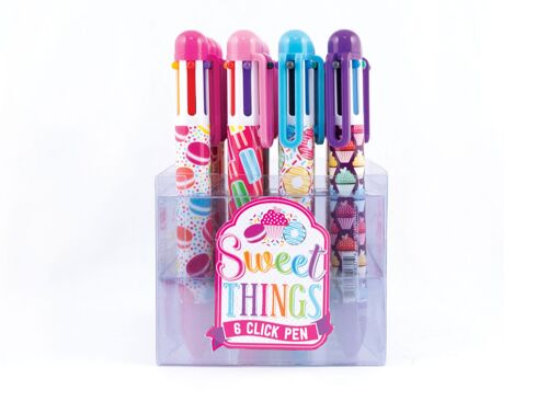 Sweet Things 6 Click Multi Color Pens - 24 pack