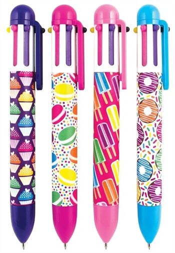 Stylos multicolores 6 clics Sweet Things - paquet de 24 2