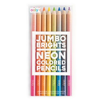 Lápices de colores neón Jumbo Brights