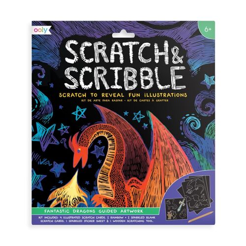 Scratch & Scribble - Fantastic Dragons