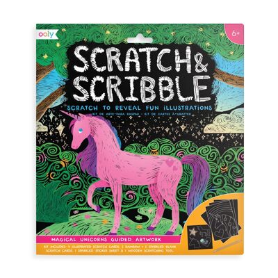 Scratch & Scribble - Unicornios Mágicos