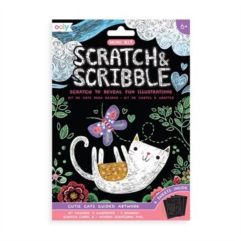 Mini Scratch & Scribble - Chats mignons