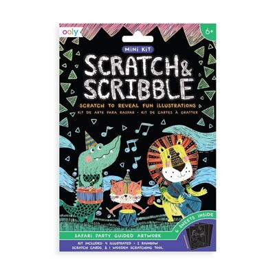 Mini Scratch & Scribble - Safari-Party