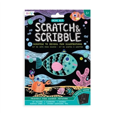 Mini Scratch & Scribble - Freundlicher Fisch
