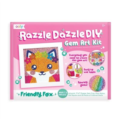 Razzle Dazzle DIY. Kit de arte de gemas: Zorro amistoso