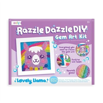 Razzle Dazzle DIY. Kit de arte de gemas: Llama encantadora