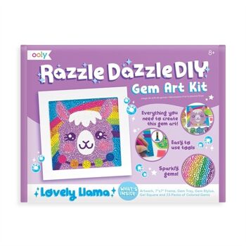 Razzle Dazzle D.IY. Kit d'art de gemme : beau lama 1