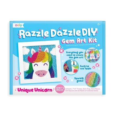 RESTAD Razzle Dazzle D.IY. Gem Art Kit : Licornes uniques