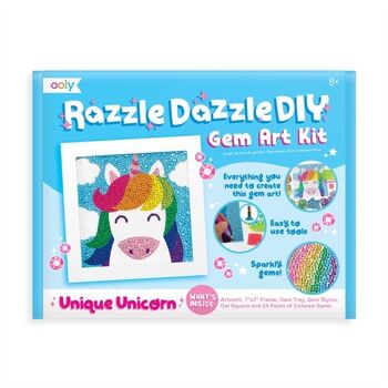 RESTAD Razzle Dazzle D.IY. Gem Art Kit : Licornes uniques 1