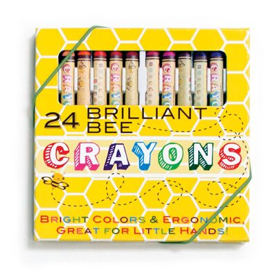 Crayones de abeja brillantes