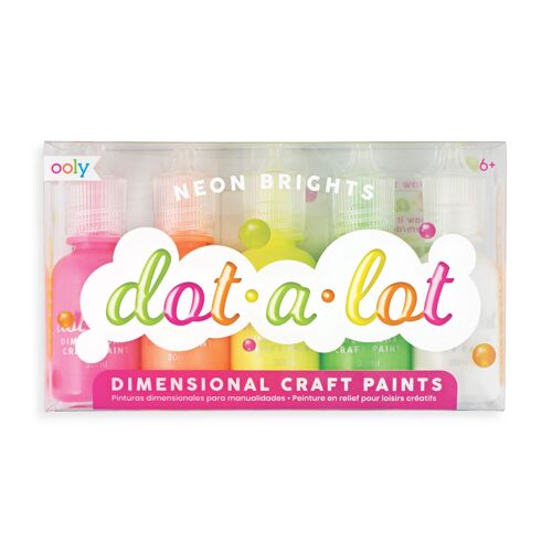 Dot-A-Lot Craft Paint - Neon