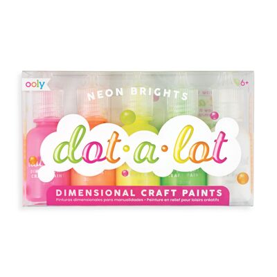 Peinture artisanale Dot-A-Lot - Néon