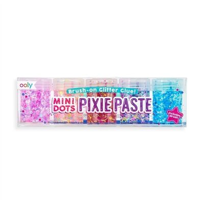 Mini Dots Pixie Paste Glitter Glue + Pinceau