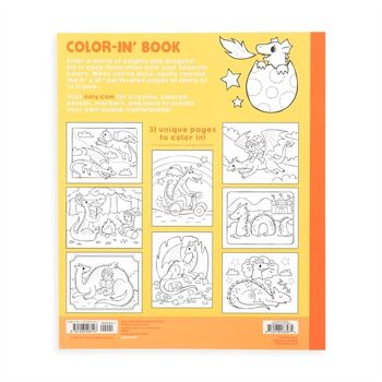 Livre à colorier – Chevaliers & Dragons 4