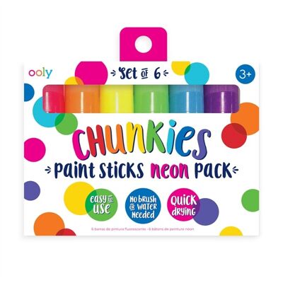 Chunkies Paint Sticks Neón – Mini Pack