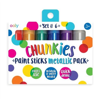 Chunkies Bâtons de Peinture Métallisés – Mini Pack