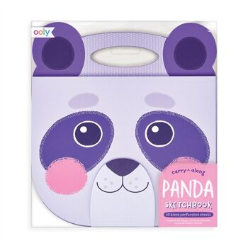 Carnet de croquis à emporter - Panda 1