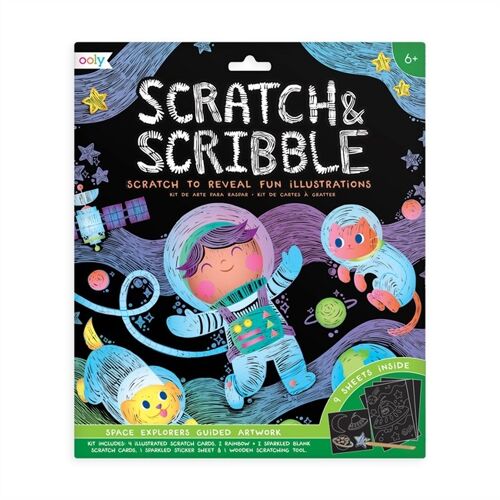 Scratch & Scribble – Space Explorers