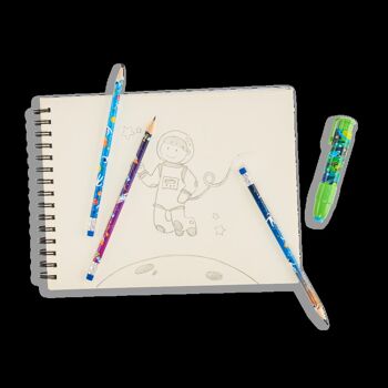 Astronaute – Crayons graphite 3