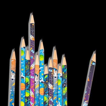 Astronaute – Crayons graphite 5