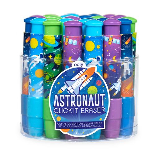 RESTAD Astronaut ClickIt Erasers – 24 pack